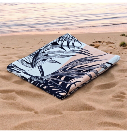 Summer Palm Cotton Beach Towel