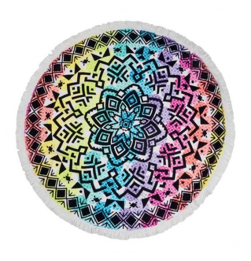 Round Beach Towels with Fringe