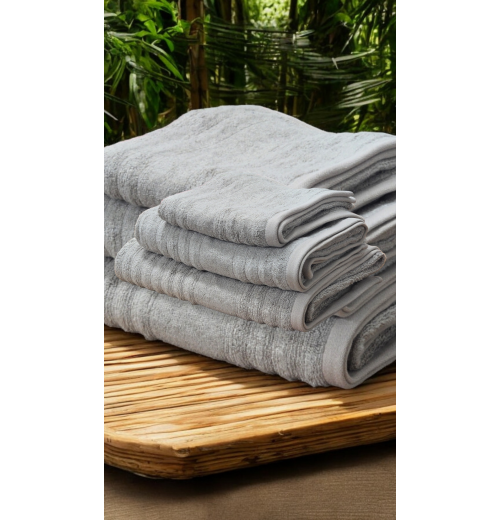 Bamboo Cotton Ribbed Towels