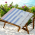 Clouds  - Cotton Hammam Beach Towel with reversible Toweling